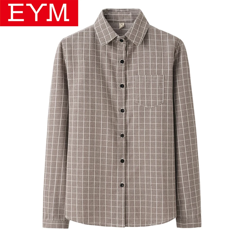 2021 Spring New Cotton Women Blouses Casual Plaid Shirt Femme Blouse Young Fashion Check Long Sleeve Shirts Loose Camisa Tops
2021 Spring New Cotton Women Blouses Casual Plaid Shirt Femme Blouse Young Fashion Check Long Sleeve Shirts Loose Camisa Tops