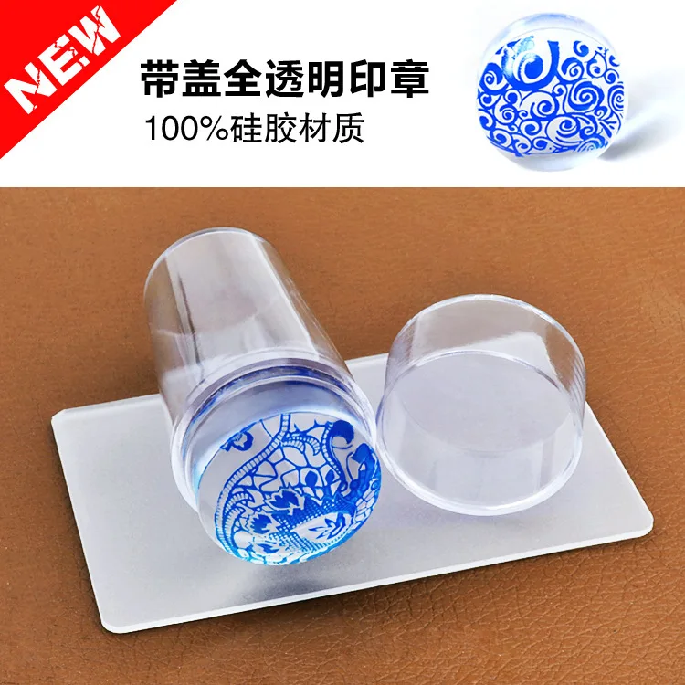 10Sets/Lot Pure Clear Nail Art Stamper Scraper Set with Cap 2.8cm Transparent 100%Silicone Marshmallow Nail Stamp Tools,STKM01
10Sets/Lot Pure Clear Nail Art Stamper Scraper Set with Cap 2.8cm Transparent 100%Silicone Marshmallow Nail Stamp Tools,STKM01