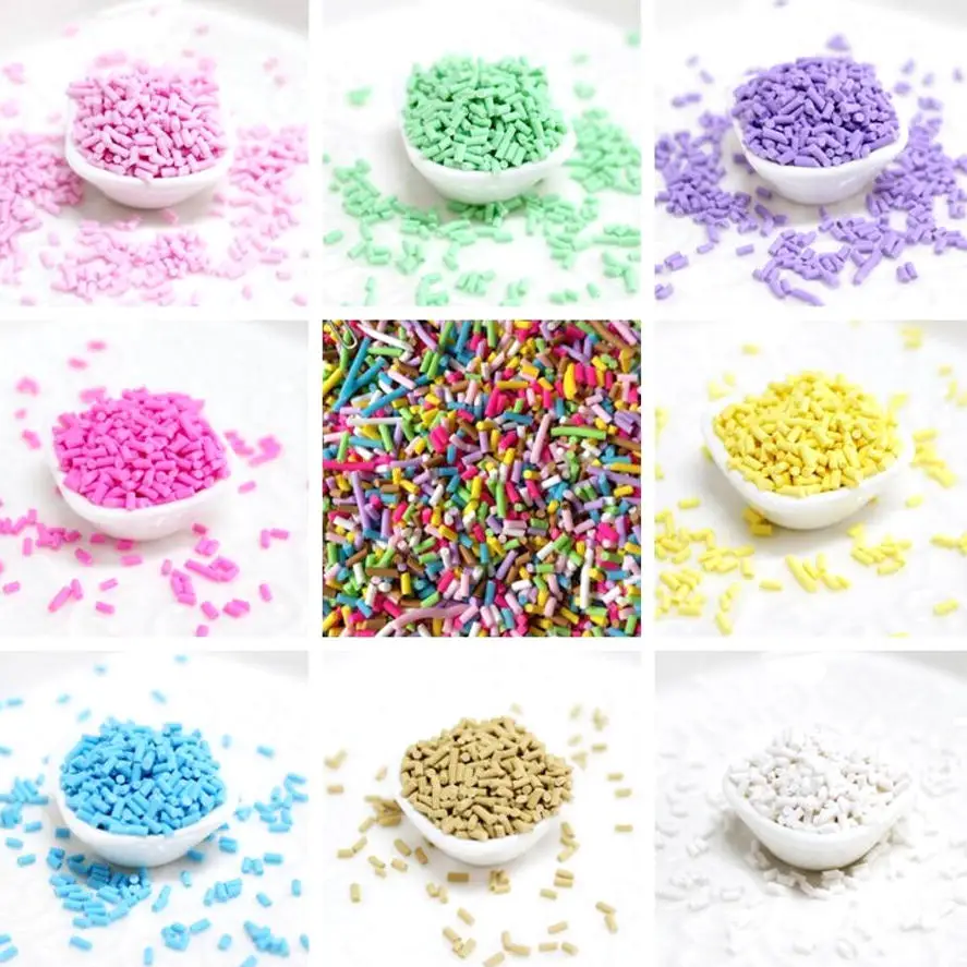 100g Faux Food Craft Confetti DIY Jewelry Resin Pendant Embellishments Charms Decor Polymer Clay Toppings Rainbow Fake Sprinkles
100g Faux Food Craft Confetti DIY Jewelry Resin Pendant Embellishments Charms Decor Polymer Clay Toppings Rainbow Fake Sprinkles