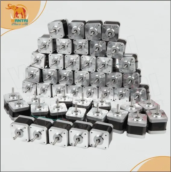 Wantai 60PCS Nema17 Stepper Motor 42BYGHM810 0.9degree 4200g.cm 48mm 2.4A CE ROHS ISO 3D Printer Reprap
Wantai 60PCS Nema17 Stepper Motor 42BYGHM810 0.9degree 4200g.cm 48mm 2.4A CE ROHS ISO 3D Printer Reprap