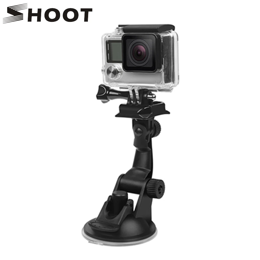 Крепление на присоске для мини автомобиля GoPro Hero 9 8 7 Black Xiaomi Yi 4K Dji Osmo Sjcam Sj8 Eken