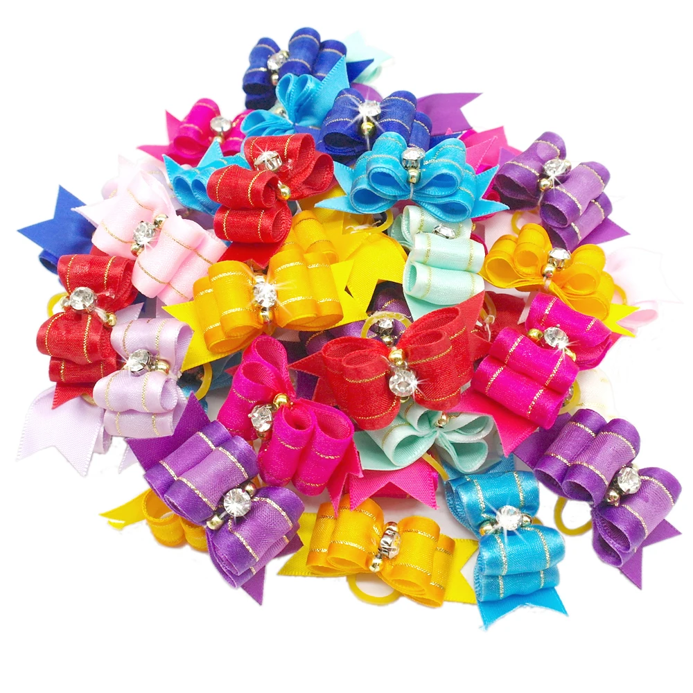 Dog Hair Bows Pet Puppy Cat Bowknot Cat Rubber Band Hair Clips Pet Grooming Products Dog Accessories 20pcs Mixed Colors
Dog Hair Bows Pet Puppy Cat Bowknot Cat Rubber Band Hair Clips Pet Grooming Products Dog Accessories 20pcs Mixed Colors