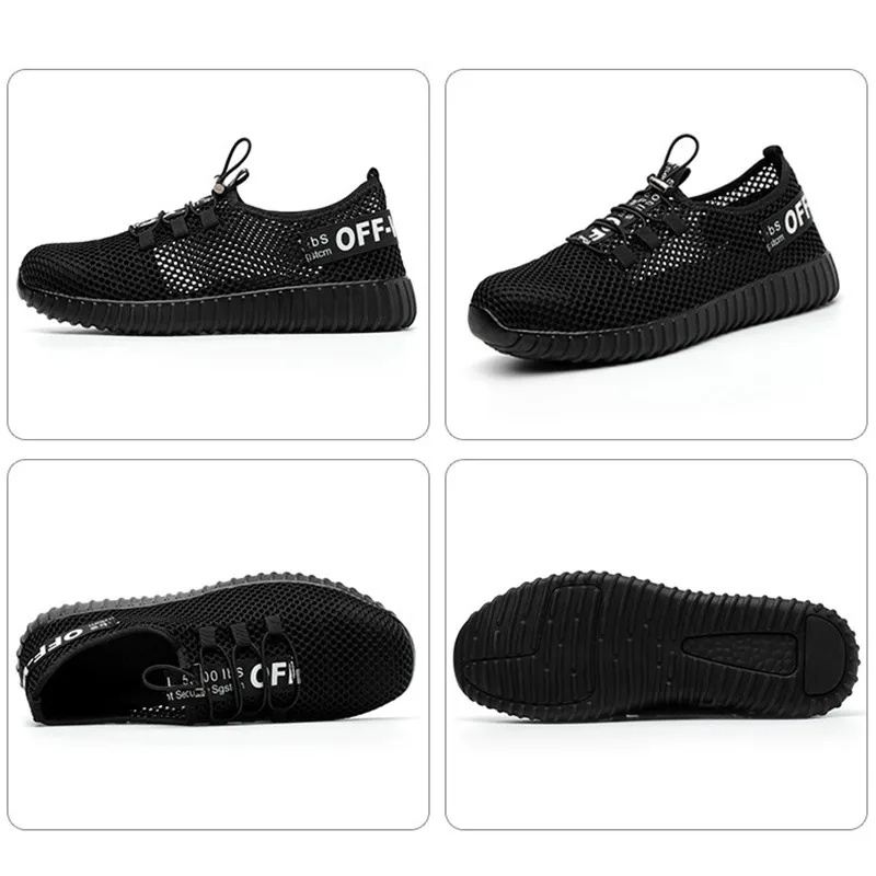 New Safe And breathable Men's Summer Light Work Shoes Anti-Smashing Shoes Ladies Anti-smashing Perforated Work Mesh Sports Shoes
New Safe And breathable Men's Summer Light Work Shoes Anti-Smashing Shoes Ladies Anti-smashing Perforated Work Mesh Sports Shoes