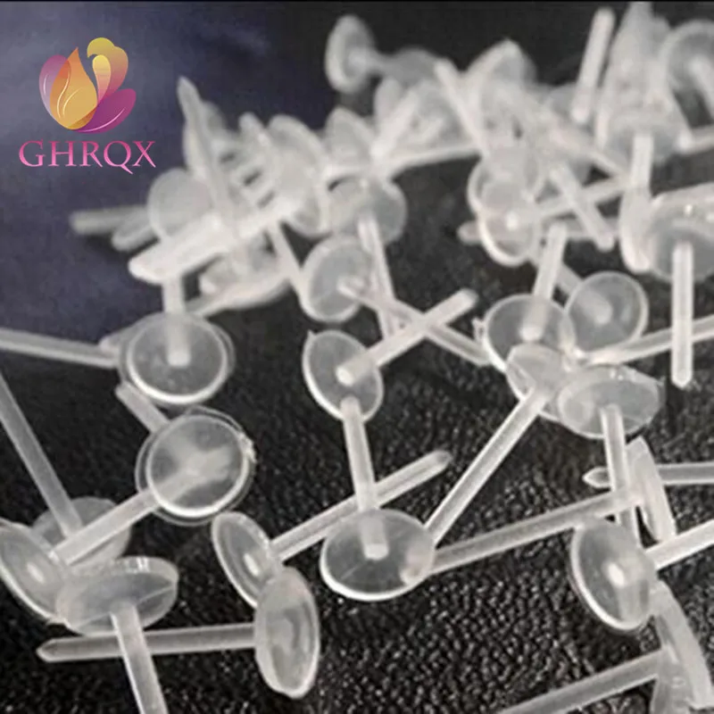 GHRQX Hot Sell 200 pcs 5 mm Hypoallergenic Plastic Ear Stud Pin Eearring Post Blank Diy Jewelry Accessories
GHRQX Hot Sell 200 pcs 5 mm Hypoallergenic Plastic Ear Stud Pin Eearring Post Blank Diy Jewelry Accessories