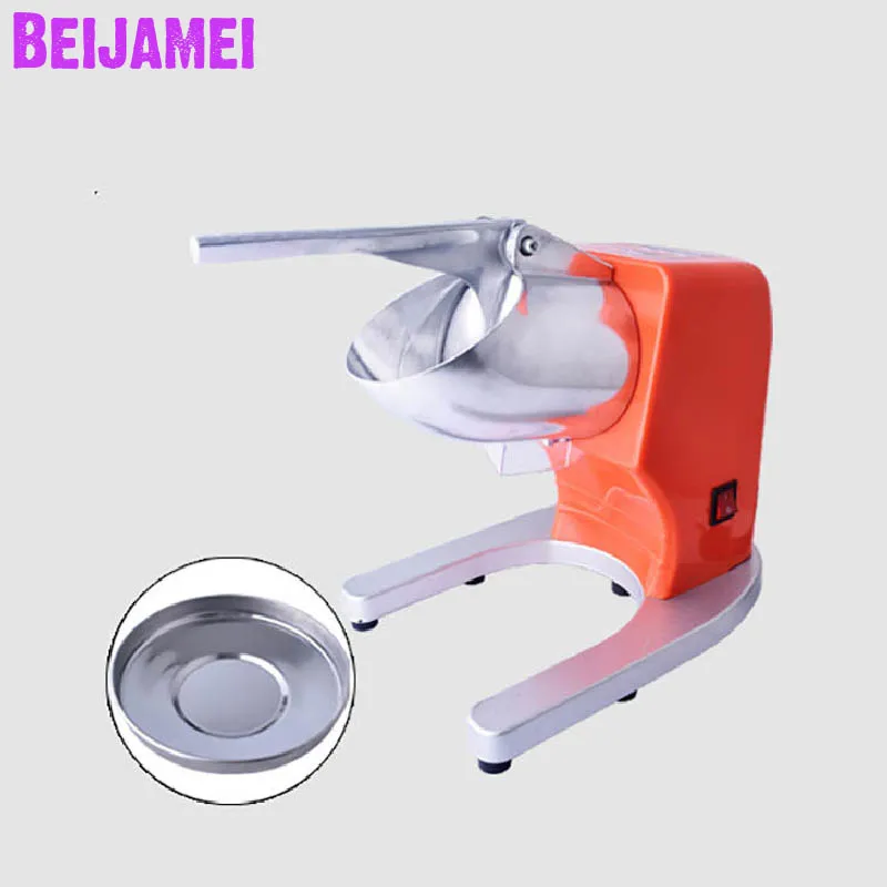 BEIJAMEI Stainless Steel Electric Home Ice Crusher Shaver Summer Commercial Shaved Ice Block Shaving Machine
BEIJAMEI Stainless Steel Electric Home Ice Crusher Shaver Summer Commercial Shaved Ice Block Shaving Machine