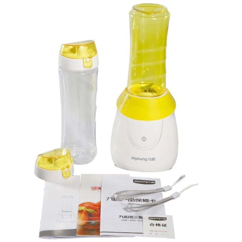 Joyoung JYL-C18D Portable Juicer Household Multifunction Blender Juice/Milkshake/Crush Ice/ Stirring Machine Double Cup
Joyoung JYL-C18D Portable Juicer Household Multifunction Blender Juice/Milkshake/Crush Ice/ Stirring Machine Double Cup