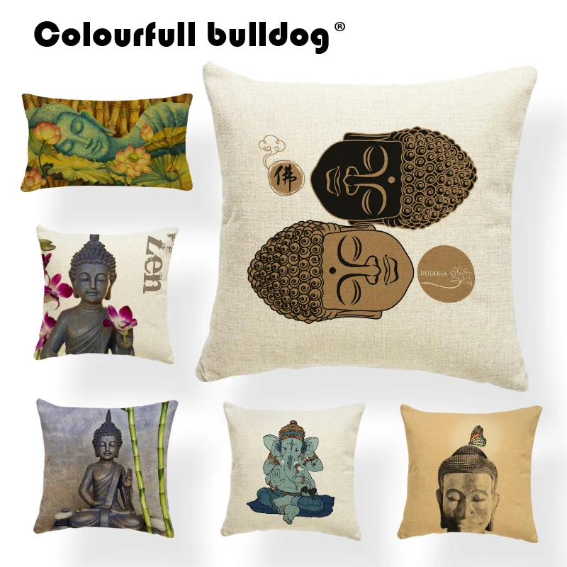 Ganesha Cushion Pillow Thailand China Buddha Zen Cover Pillows Improvement Decorating Throw Pillow Covers 43X43Cm Burlap Lovely
Ganesha Cushion Pillow Thailand China Buddha Zen Cover Pillows Improvement Decorating Throw Pillow Covers 43X43Cm Burlap Lovely