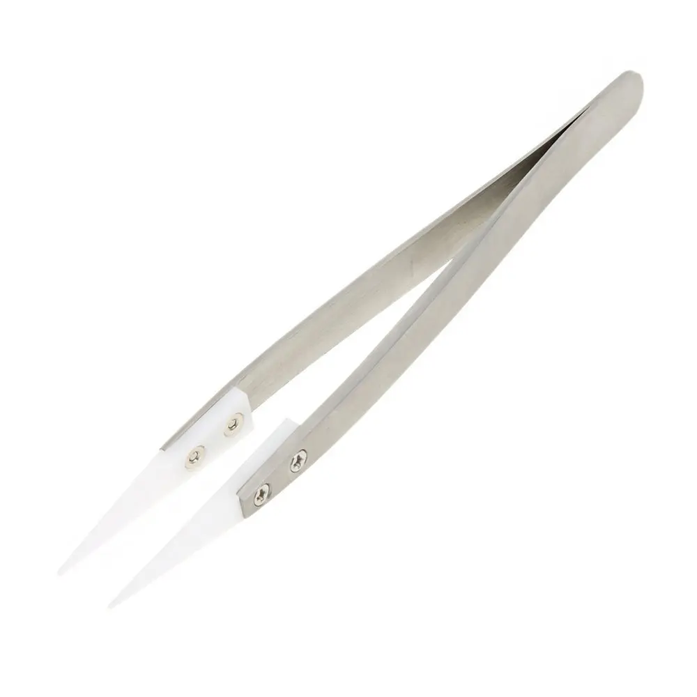 Hot Sale Ceramic tweezers with stainless steel handle Refractory Acid-resistant Pointed tweezers
Hot Sale Ceramic tweezers with stainless steel handle Refractory Acid-resistant Pointed tweezers