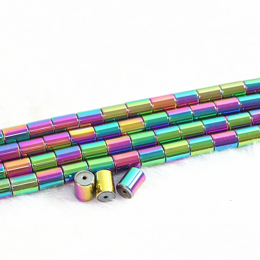 Special multicolored hematite stone 6*8mm charms column tube shape loose beads diy Jewelry B181
Special multicolored hematite stone 6*8mm charms column tube shape loose beads diy Jewelry B181
