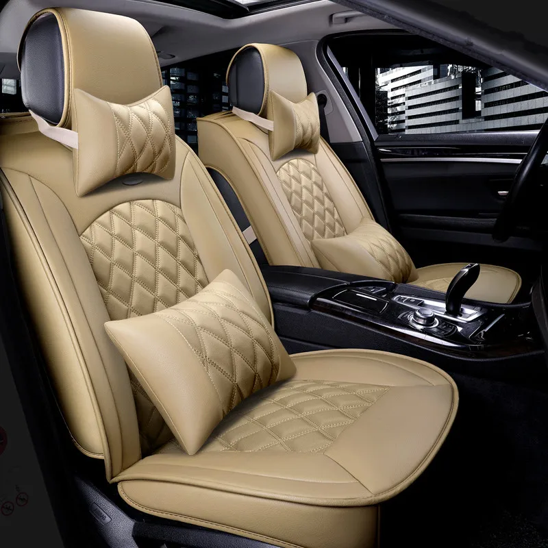 New Leather Universal Car Seat Covers for Toyota Mazada Nissan Qashqai X-tral Hyundai BMW Audi Ford car seats protector
New Leather Universal Car Seat Covers for Toyota Mazada Nissan Qashqai X-tral Hyundai BMW Audi Ford car seats protector