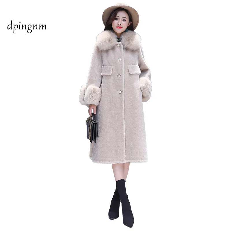 2018 Autumn/winter New Women's Casual wool blend trench coat oversize single Breasted X-Long coat with belt
2018 Autumn/winter New Women's Casual wool blend trench coat oversize single Breasted X-Long coat with belt