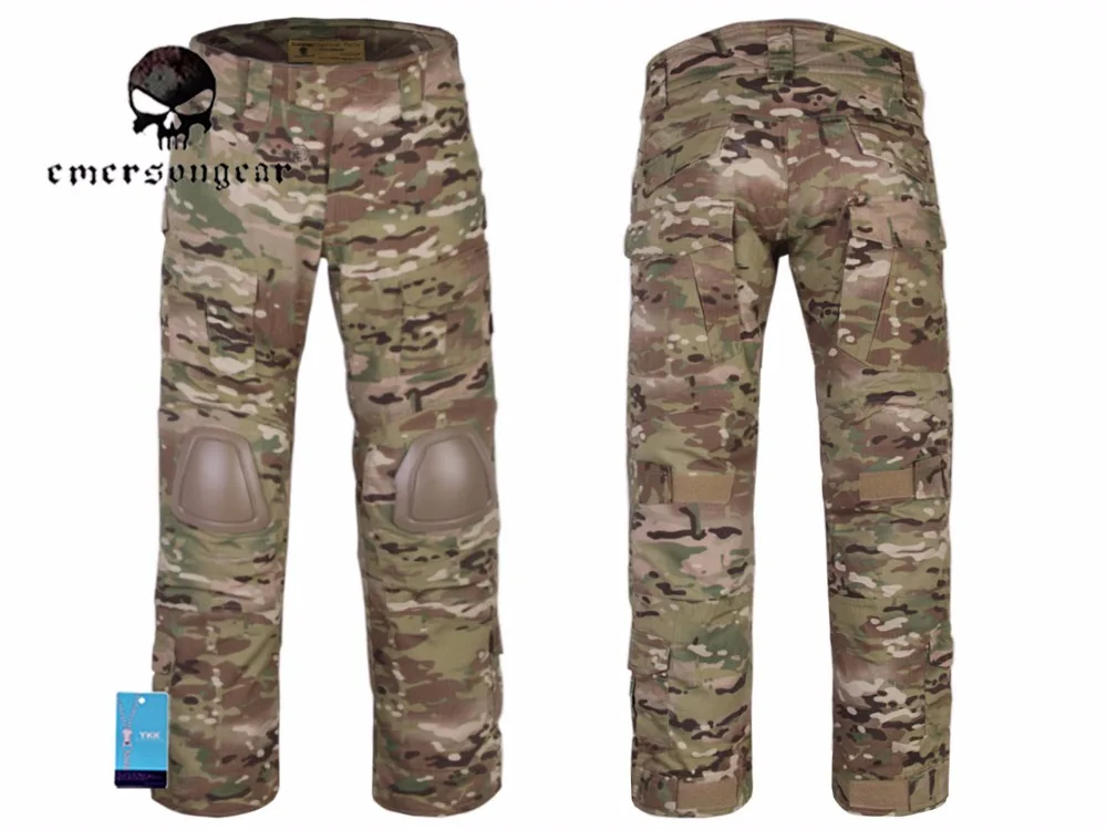 EMERSON тактические брюки Gen2 боевые bdu Брюки с наколенником Мультикам EM6992|pants knee