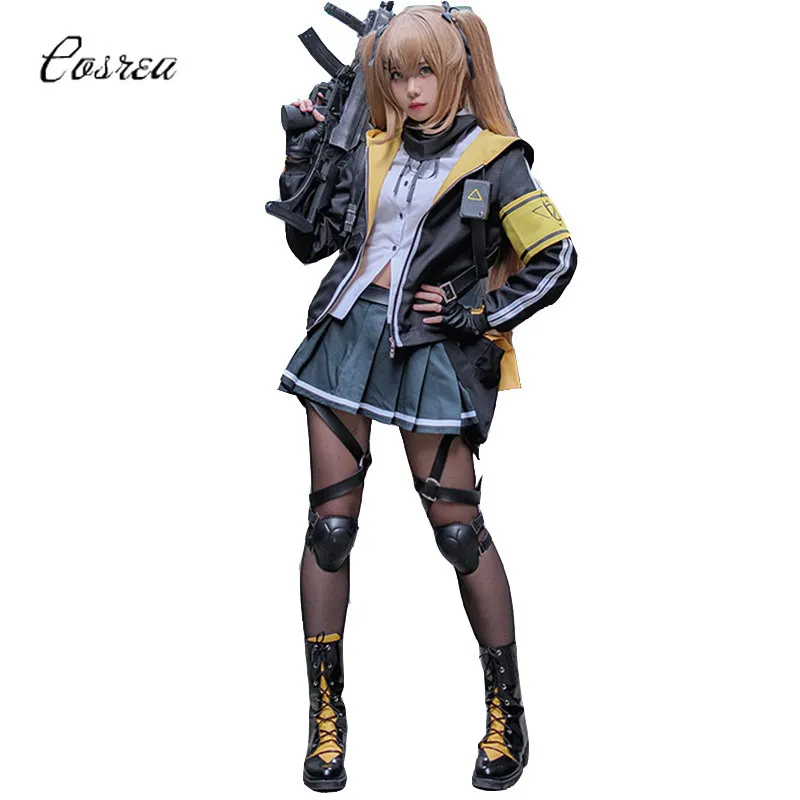 Game Girls Frontline Ump45 Ump9 Matching Outfit Daily Uniform Cosplay Costume Battle Uniform Women Girls Halloween Carnival
Game Girls Frontline Ump45 Ump9 Matching Outfit Daily Uniform Cosplay Costume Battle Uniform Women Girls Halloween Carnival