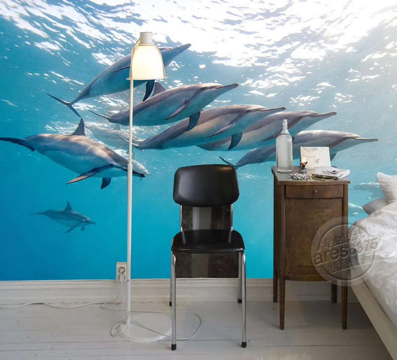 Underwater world Wallpaper Custom 3D Wall Mural Dolphin Photo wallpaper Kid Bedroom Hospital Hotel Room deocr Ocean 3D wallpaper
Underwater world Wallpaper Custom 3D Wall Mural Dolphin Photo wallpaper Kid Bedroom Hospital Hotel Room deocr Ocean 3D wallpaper