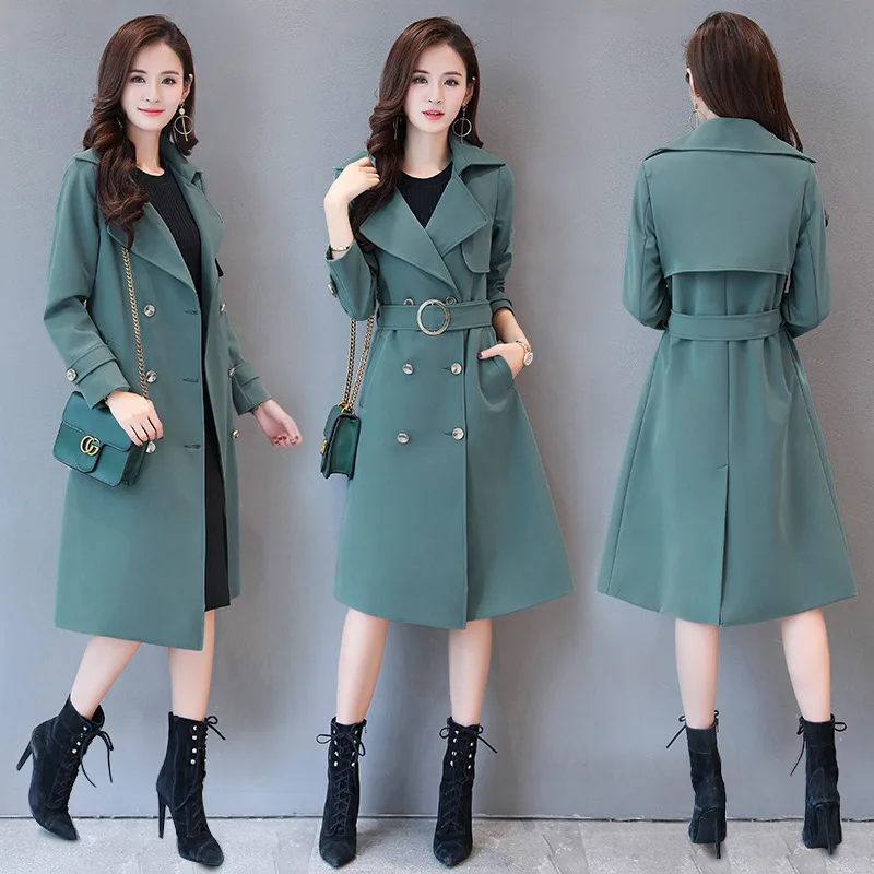New plus size(M--5XL) spring and autumn women's coat long slim slimming elegant fashion double-breasted windbreaker jacket AL312
New plus size(M--5XL) spring and autumn women's coat long slim slimming elegant fashion double-breasted windbreaker jacket AL312