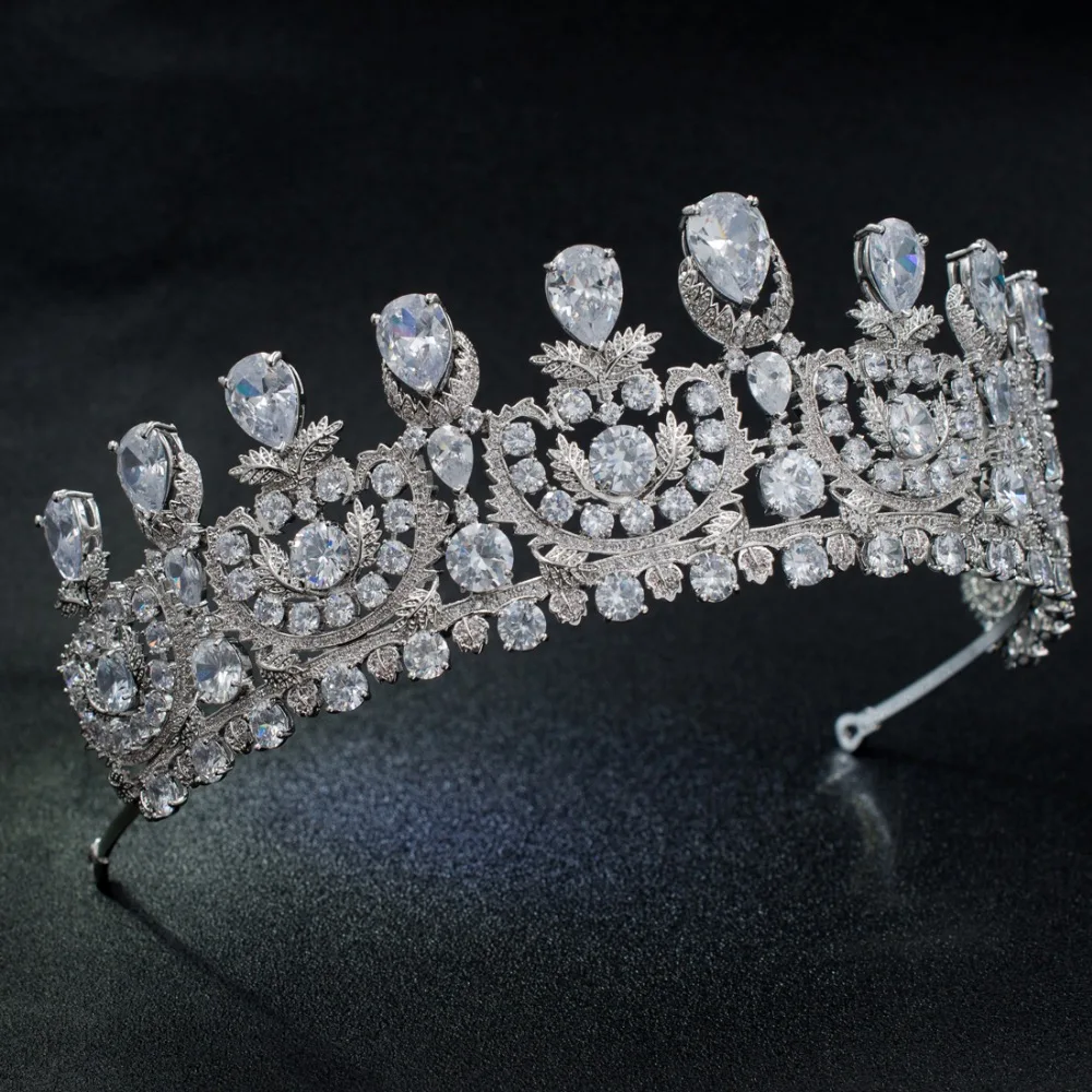 Classic Cubic Zirconia Big Royal Wedding Bridal Tiara Crown Diadem Women Girl Hair Accessories Jewelry HG1162
Classic Cubic Zirconia Big Royal Wedding Bridal Tiara Crown Diadem Women Girl Hair Accessories Jewelry HG1162