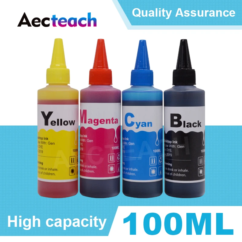 Aecteach 100ML Bottle Refill Dye ink Kit for HP 932 933 XL 932XL Officejet 6100 6600 6700 7110 7610 7612 Printer Ink Cartridge
Aecteach 100ML Bottle Refill Dye ink Kit for HP 932 933 XL 932XL Officejet 6100 6600 6700 7110 7610 7612 Printer Ink Cartridge
