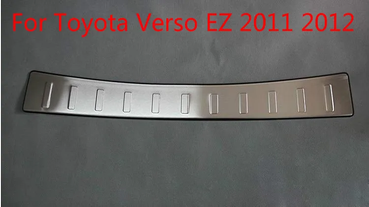 For Toyota Verso 2011 2012 High-quality stainless steel Rear Bumper Protector Guard Door Sill Scuff Plate Trim Fit Car-styling
For Toyota Verso 2011 2012 High-quality stainless steel Rear Bumper Protector Guard Door Sill Scuff Plate Trim Fit Car-styling