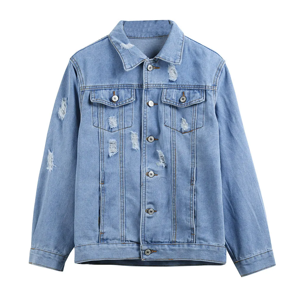 Nice Ladies Basic Coats Women Autumn Winter Denim Jacket Vintage Long Sleeve Girls Coats Loose Casual Female Jeans Coat Outwear
Nice Ladies Basic Coats Women Autumn Winter Denim Jacket Vintage Long Sleeve Girls Coats Loose Casual Female Jeans Coat Outwear