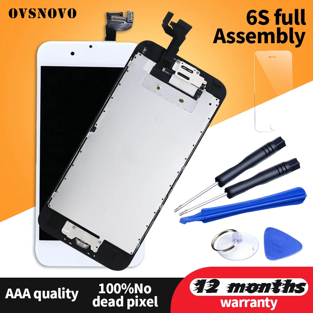Ecran for iPhone 5s 6s 6s plus LCD Screen Display Touch Screen Digitizer Full Assembly Replacement+Home Button+Front Camera+Gift
Ecran for iPhone 5s 6s 6s plus LCD Screen Display Touch Screen Digitizer Full Assembly Replacement+Home Button+Front Camera+Gift