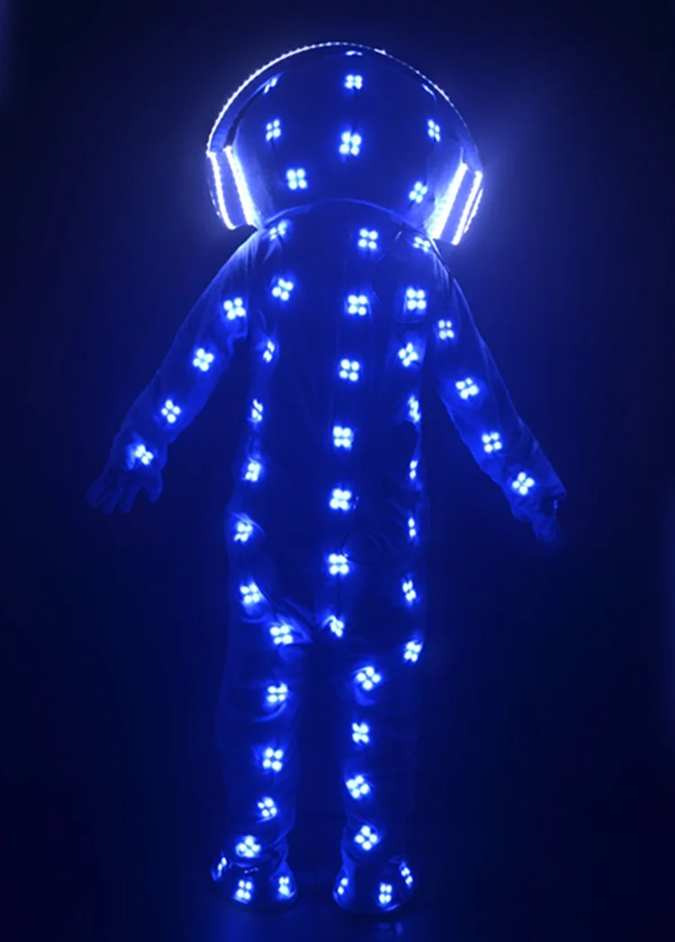 RGB colorful led costumes robot men stage show luminous light costumes dj wears outfits helmet big doll clothes glowing bar
RGB colorful led costumes robot men stage show luminous light costumes dj wears outfits helmet big doll clothes glowing bar