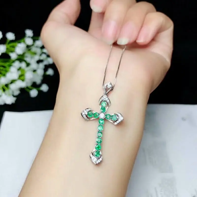 SHILOVEM 925 sterling silver real Natural Emerald Pendants classic fine Jewelry women wedding wholesale new 3*3mm bz0303015agml
SHILOVEM 925 sterling silver real Natural Emerald Pendants classic fine Jewelry women wedding wholesale new 3*3mm bz0303015agml
