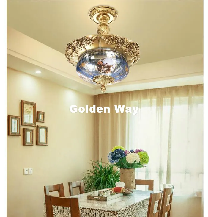 

Free Shipping Nordic Pendant Lamp, Bronze Color Pendant Light Luxurious LED AC Decora Crystal Lamp Lustre Suspension Lighting