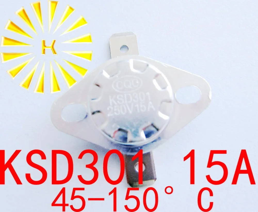 5PCS x KSD301 15A 45-150 degree 250V Normally Closed Temperature Switch Thermostat
5PCS x KSD301 15A 45-150 degree 250V Normally Closed Temperature Switch Thermostat