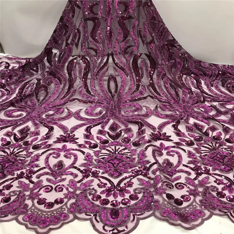 2019 Latest African Lace Fabric with Beads Nigerian French Fabric High Quality African French Tulle Lace Fabric For Wedding
2019 Latest African Lace Fabric with Beads Nigerian French Fabric High Quality African French Tulle Lace Fabric For Wedding