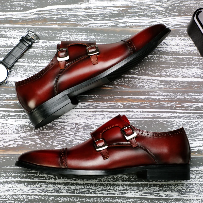 2018 New Three Joint Brock Men's Business Shoes England Large Size Genuine Leather Set Foot Dress Shoes
2018 New Three Joint Brock Men's Business Shoes England Large Size Genuine Leather Set Foot Dress Shoes