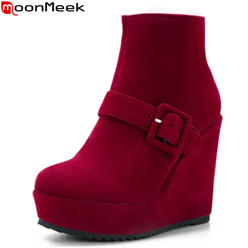 MoonMeek 2020 autumn winter new arrive women ankle boots fashion zipper wedges boots elegant platform boots sexy prom boots
MoonMeek 2020 autumn winter new arrive women ankle boots fashion zipper wedges boots elegant platform boots sexy prom boots