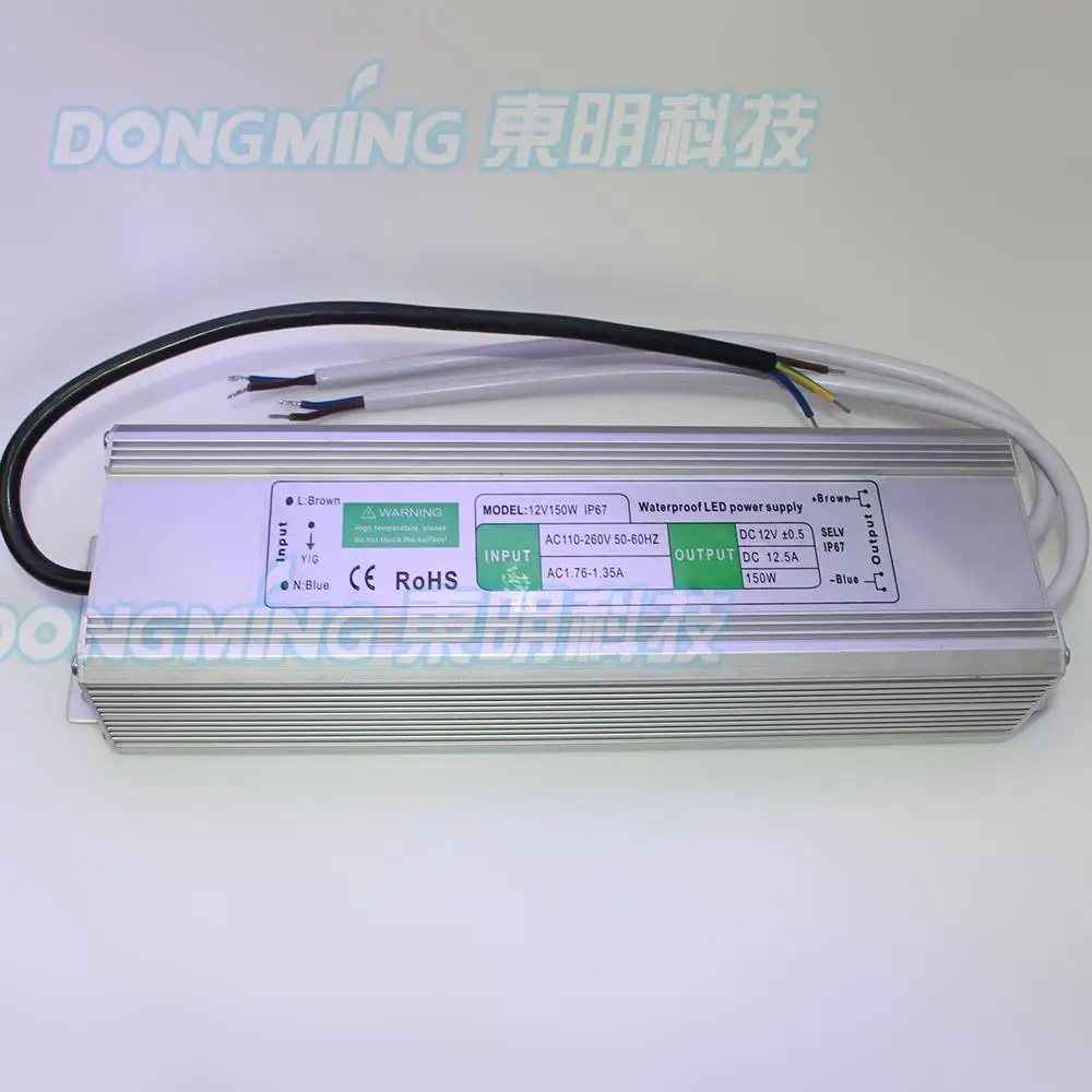5pcs/lot free shipping new IP67 waterproof led driver power supply 12V DC 150W 12.5A AC110~260V led power adapter
5pcs/lot free shipping new IP67 waterproof led driver power supply 12V DC 150W 12.5A AC110~260V led power adapter