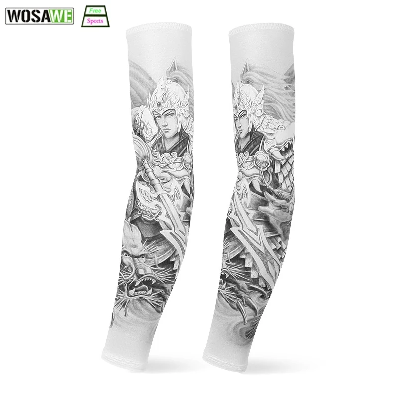 WOSAWE Bicycle UV Sun Protection Arm Sleeve Men Cycling Running mtb Warmers Sleeves Sports Fitness Protect | Спорт и развлечения