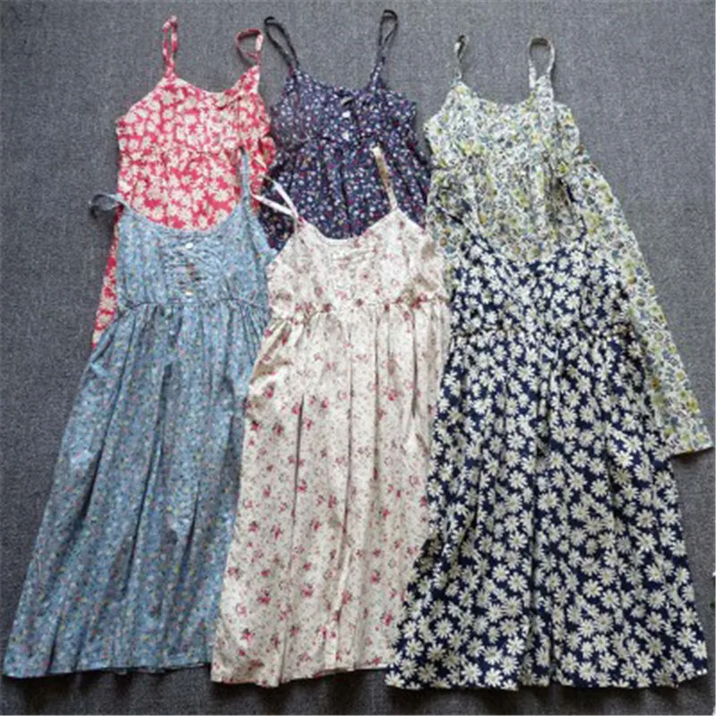 Spring Summer New Korean version Of floral Sling Female Dress Small Fresh Pastoral Art Beach Cotton Women's 2019 Summer Dress623
Spring Summer New Korean version Of floral Sling Female Dress Small Fresh Pastoral Art Beach Cotton Women's 2019 Summer Dress623