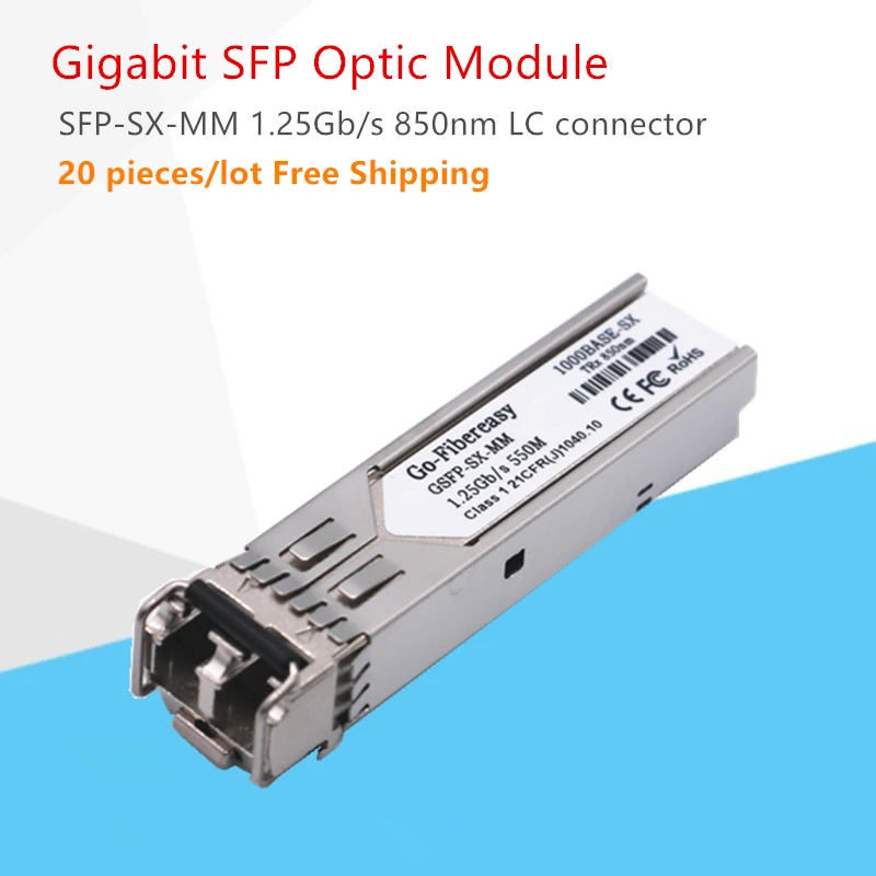 Гигабитный модуль SFP 1000Base-SX, MMF, 850нм 550 м. 1,25G SFP SX для фотографического/фотооптического модуля приемопередатчика
Гигабитный модуль SFP 1000Base-SX, MMF, 850нм 550 м. 1,25G SFP SX для фотографического/фотооптического модуля приемопередатчика