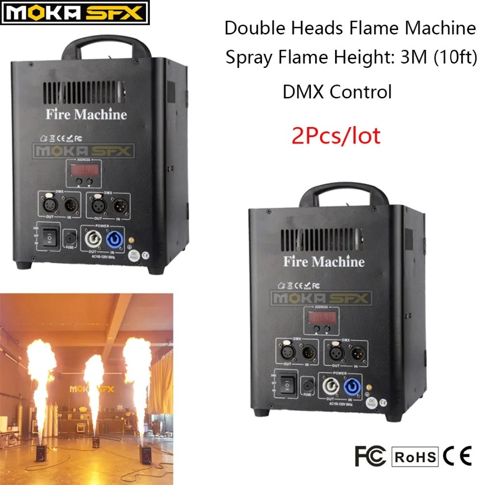 2Pcs /lot 2 Head Fire Machine DMX 512 Flame Machine Projectors Professional Stage Equipment DJ Party Show Stage Lighting Effect
2Pcs /lot 2 Head Fire Machine DMX 512 Flame Machine Projectors Professional Stage Equipment DJ Party Show Stage Lighting Effect
