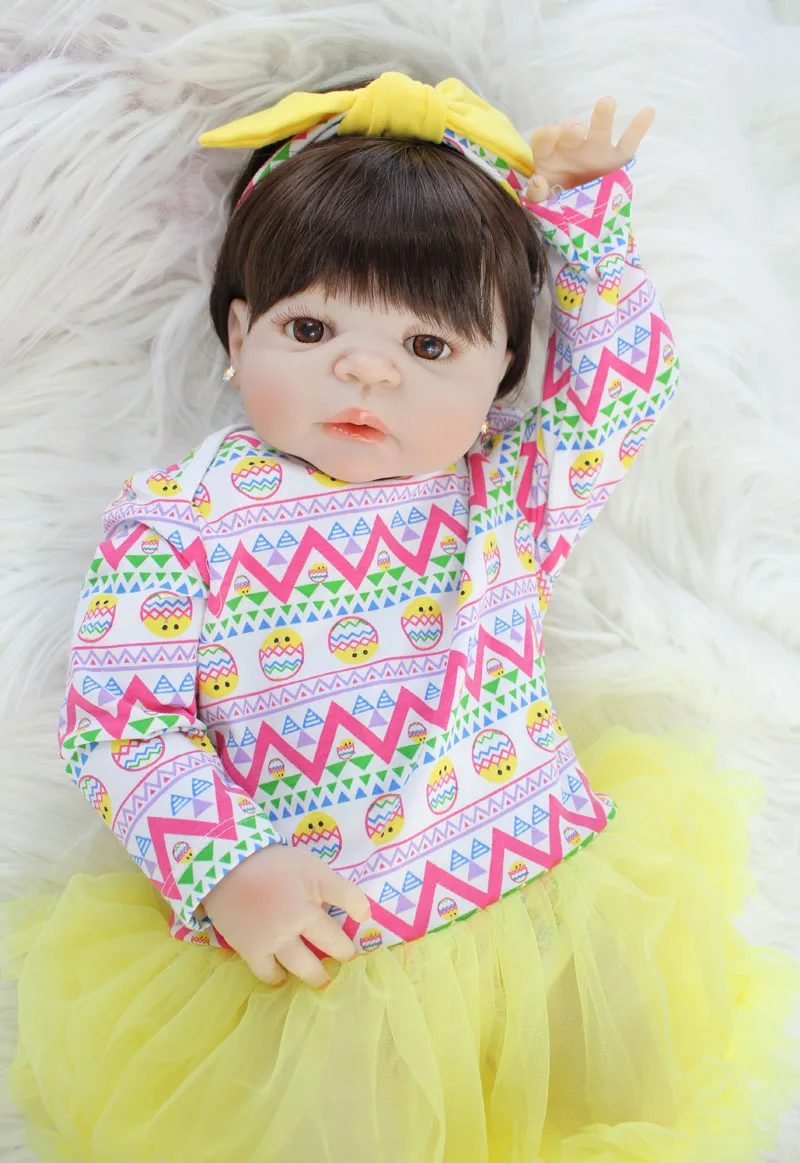 55 см полностью силиконовая кукла живой ребенок игрушка 22 ''винил Bebe новорожденная принцесса младенцы с серьгами девочка Bonecas дети игрушка
55 см полностью силиконовая кукла живой ребенок игрушка 22 ''винил Bebe новорожденная принцесса младенцы с серьгами девочка Bonecas дети игрушка