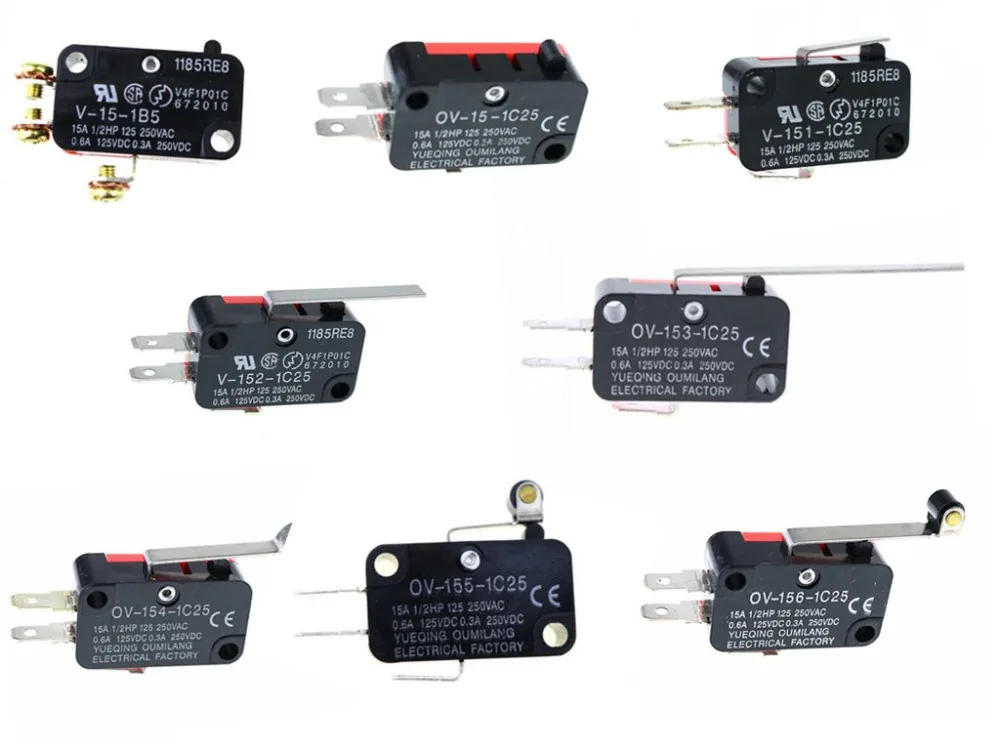 Microswitch stroke limit switch V-15-1C25 / V-151-1C25 / V-152-1C25 / V-153-1C25 / V-154-1C25 / V-155-1C25 / V-156-1C25 V-15-1B5
Microswitch stroke limit switch V-15-1C25 / V-151-1C25 / V-152-1C25 / V-153-1C25 / V-154-1C25 / V-155-1C25 / V-156-1C25 V-15-1B5