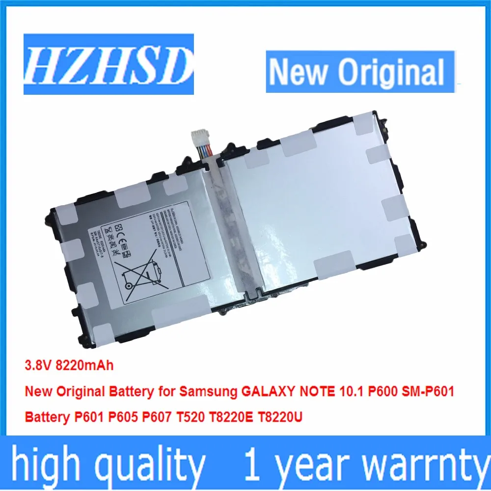 3.8V 8220mAh New Original T8220E Battery for Samsung GALAXY NOTE 10.1 P600 SM-P601 Battery P601 P605 P607 T520 T8220U
3.8V 8220mAh New Original T8220E Battery for Samsung GALAXY NOTE 10.1 P600 SM-P601 Battery P601 P605 P607 T520 T8220U
