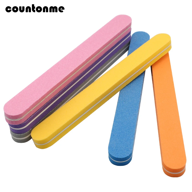 5 шт./компл. пилка для ногтей буфер шлифовальный блок разноцветные пилки губка
