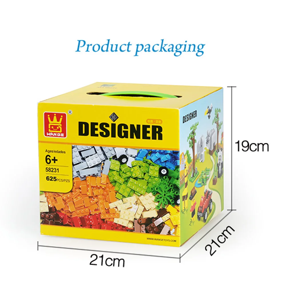 WANGE 625pcs Small Size City Blocks DIY Creative Building Blocks Construction Toys Educational Toys for Children Gifts
WANGE 625pcs Small Size City Blocks DIY Creative Building Blocks Construction Toys Educational Toys for Children Gifts