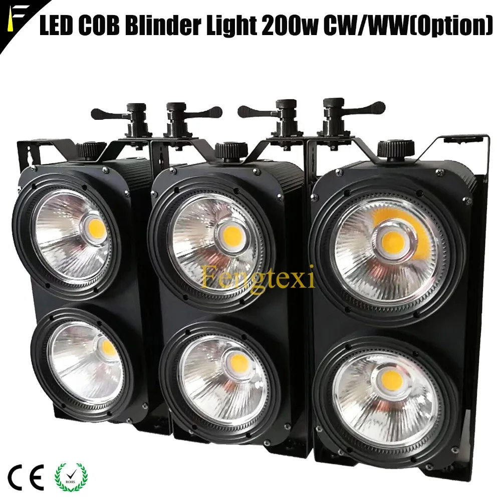 Фото 3 шт. COB Blinder Light 200 Вт 3200 к 5600 регулируемый теплый/холодный цвет LED Par можно мыть