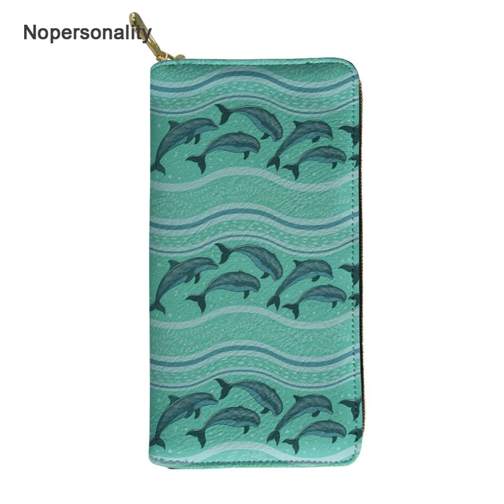 Nopersonality Long Leather Wallets Casual Ocean Dolphin Print Credit Card Holders Organizer Female Ladies Purse Hand Bag Zipper
Nopersonality Long Leather Wallets Casual Ocean Dolphin Print Credit Card Holders Organizer Female Ladies Purse Hand Bag Zipper
