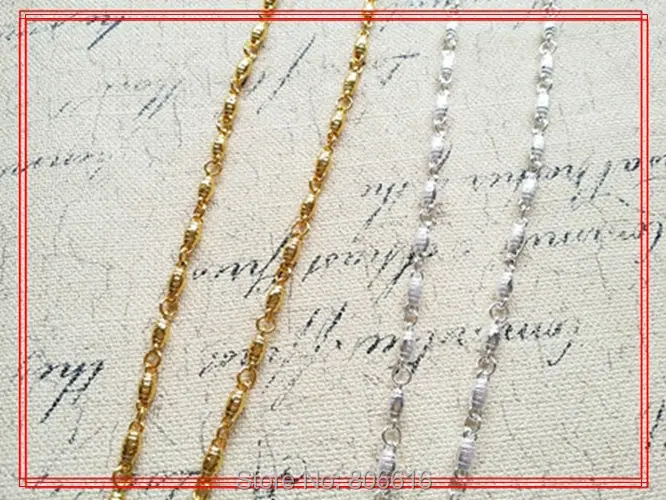 49CM Length & 4MM Width (10Pcs/Lot) Mix Gold & Silver Color Alloy Jewelry Necklaces
49CM Length & 4MM Width (10Pcs/Lot) Mix Gold & Silver Color Alloy Jewelry Necklaces