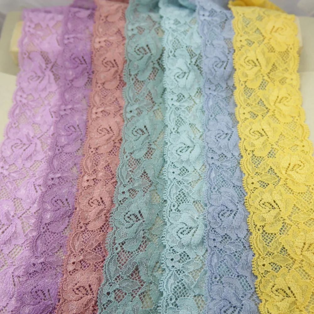 4 yards 52/54mm width elastic lace stretch lace trim PROMOTION Wedding Dress sewing craft /garment/apparel accessories
4 yards 52/54mm width elastic lace stretch lace trim PROMOTION Wedding Dress sewing craft /garment/apparel accessories