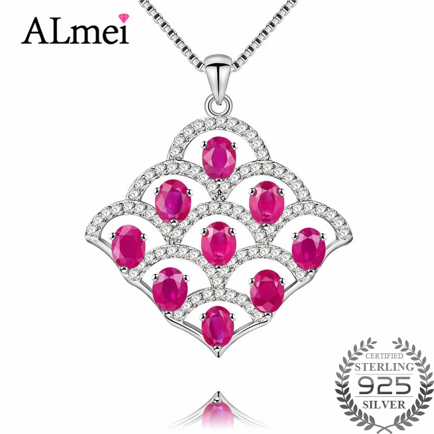 Almei женский 9 шт 0.3ct рубиновый кулон складной веер Форма ожерелья Большие Подвески Ювелирные изделия для свадьбы помолвки с коробкой CN020
Almei женский 9 шт 0.3ct рубиновый кулон складной веер Форма ожерелья Большие Подвески Ювелирные изделия для свадьбы помолвки с коробкой CN020