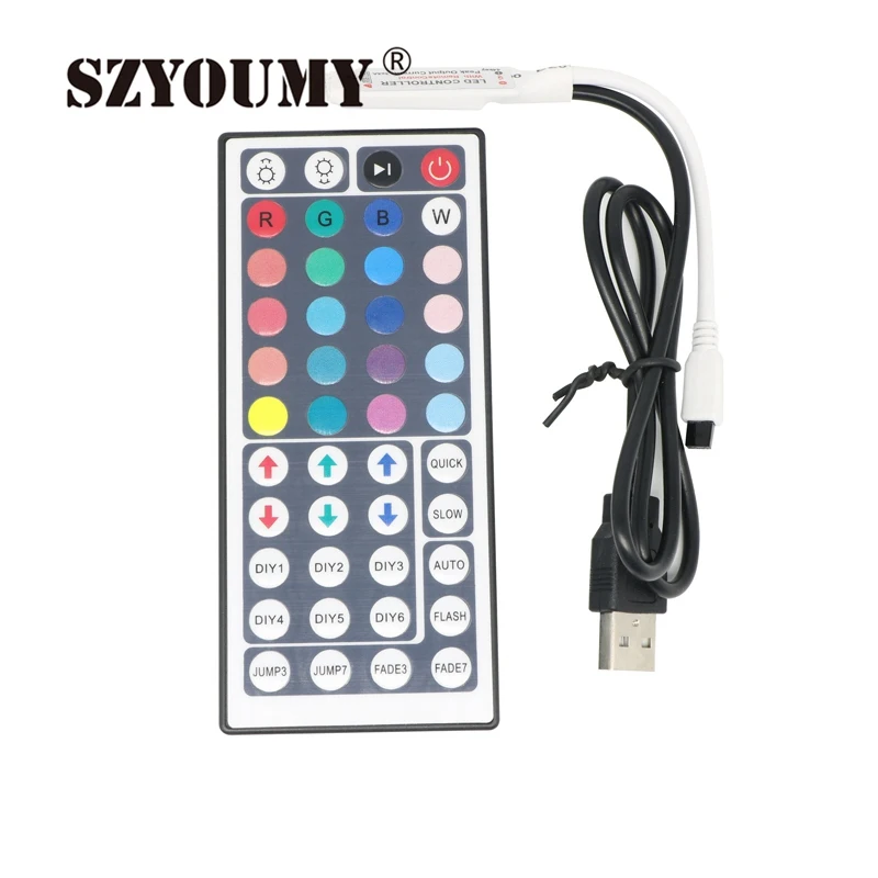 SZYOUMY 2018 горячая Распродажа 44 клавиши IR USB порт мини пульт дистанционного управления для 5050 3528 RGB Светодиодная лента DC 5V Бесплатная доставка
SZYOUMY 2018 горячая Распродажа 44 клавиши IR USB порт мини пульт дистанционного управления для 5050 3528 RGB Светодиодная лента DC 5V Бесплатная доставка