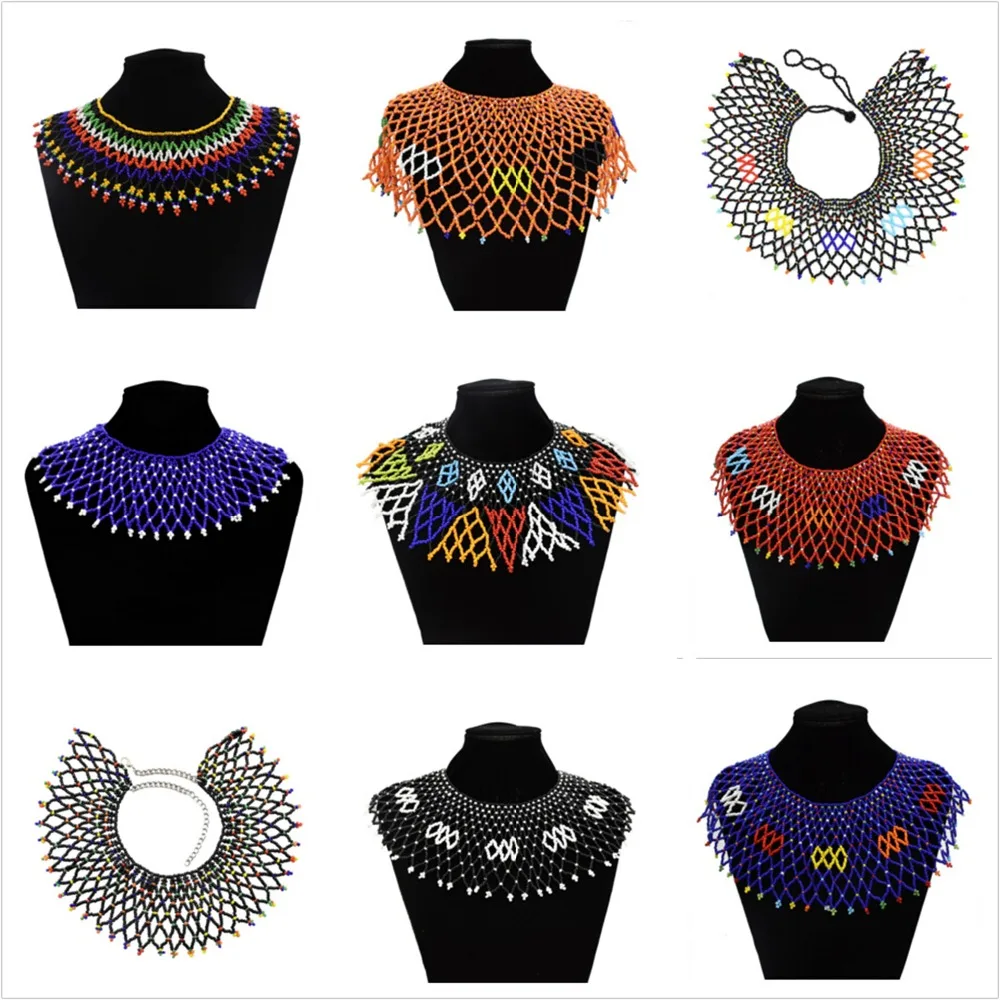 Indian Tribal African Statement Necklaces Colorful Resin Beaded Egyptian Ethnic Bib Collier Shoulder Choker Necklace Jewelry
Indian Tribal African Statement Necklaces Colorful Resin Beaded Egyptian Ethnic Bib Collier Shoulder Choker Necklace Jewelry