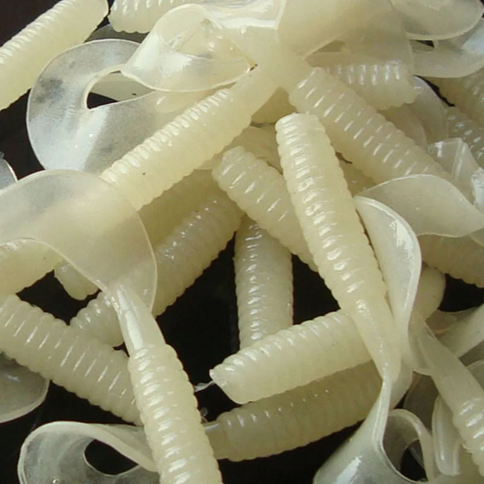 10PCS/Lot 6.5cm Fishing Worm Luminous Lures Grub fishing lures soft artificial fishing lures single circle tail grubs
10PCS/Lot 6.5cm Fishing Worm Luminous Lures Grub fishing lures soft artificial fishing lures single circle tail grubs