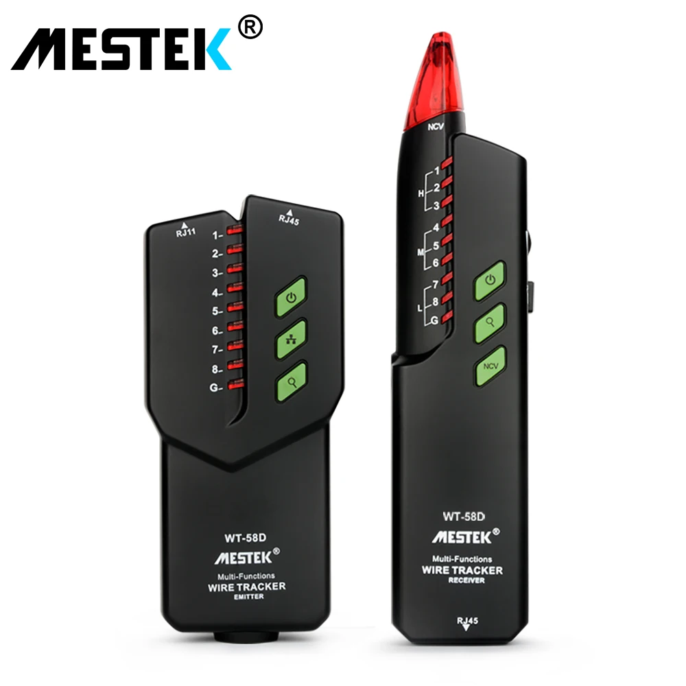 MESTEK RJ11 RJ45 No Interference Telephone Wire Tracker Tracer Toner Ethernet Lan Network Cable Tester NVC Detector Line Finder
MESTEK RJ11 RJ45 No Interference Telephone Wire Tracker Tracer Toner Ethernet Lan Network Cable Tester NVC Detector Line Finder